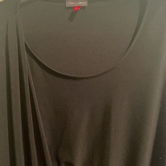 Vince Camuto Xl black long sleeve blouse NWT - Picture 4 of 5